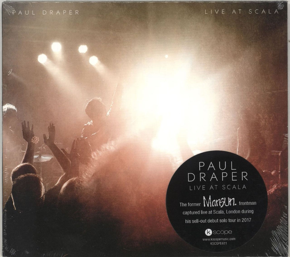 Paul Draper Live At Scala - Sealed UK CD album (CDLP) KSCOPE611