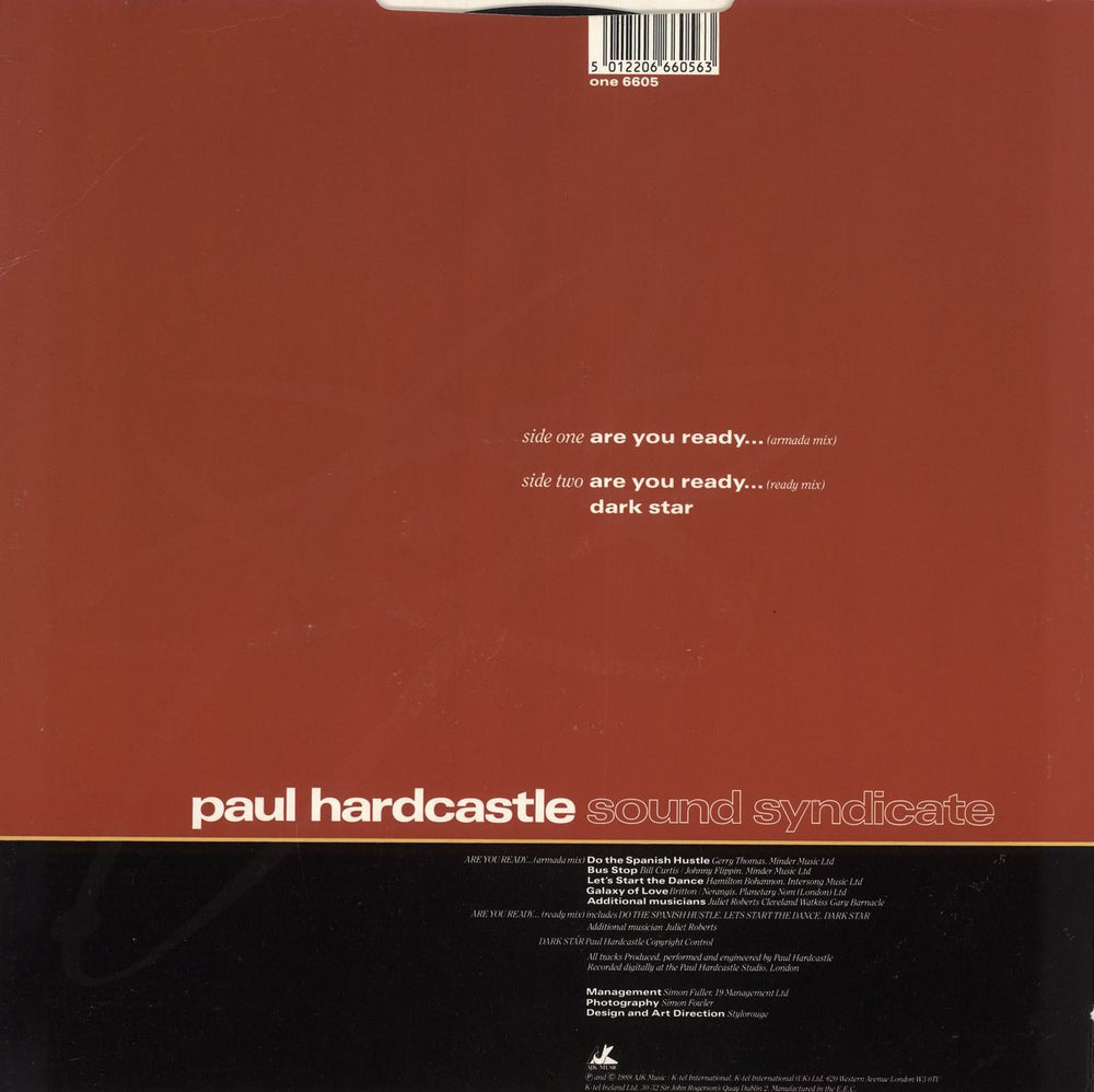 Paul Hardcastle Are You Ready... UK 12" vinyl single (12 inch record / Maxi-single) 5012206660563