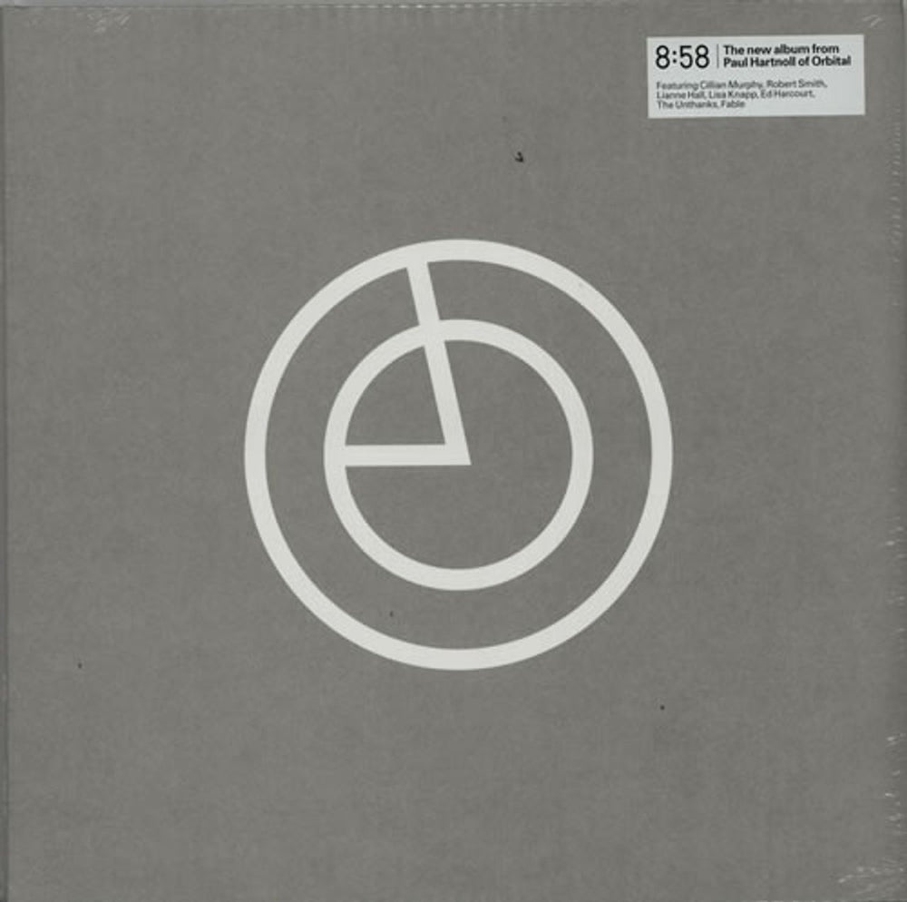 Paul Hartnoll 8:58 [Eight:Fifty Eight] UK 2-LP vinyl record set (Double LP Album) ACPV1503