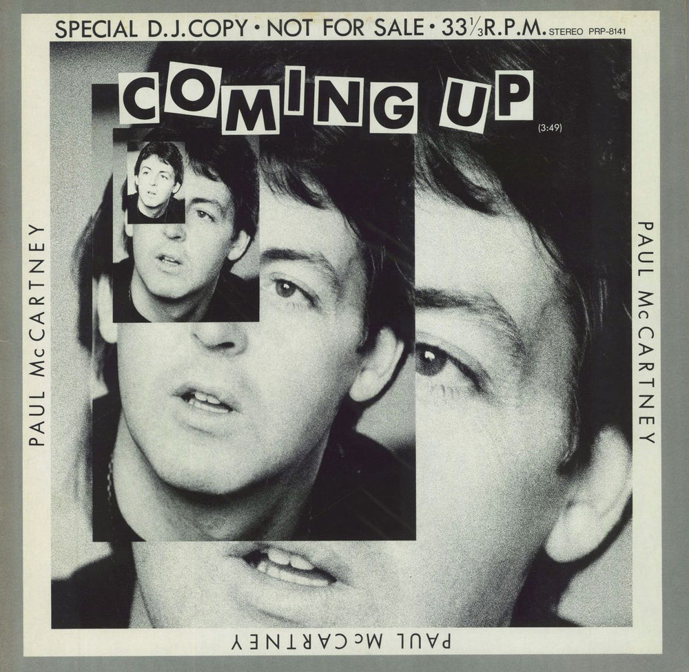 Paul McCartney and Wings Coming Up Japanese Promo 12" vinyl single (12 inch record / Maxi-single) RRP-8141