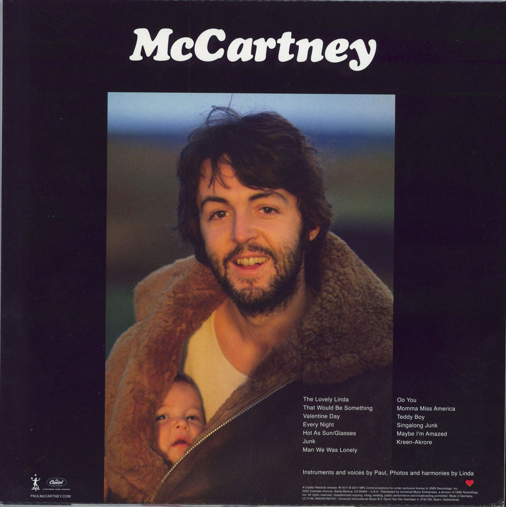 Paul McCartney and Wings McCartney - 180 gram Red Vinyl UK vinyl LP album (LP record) MCCLPMC788390