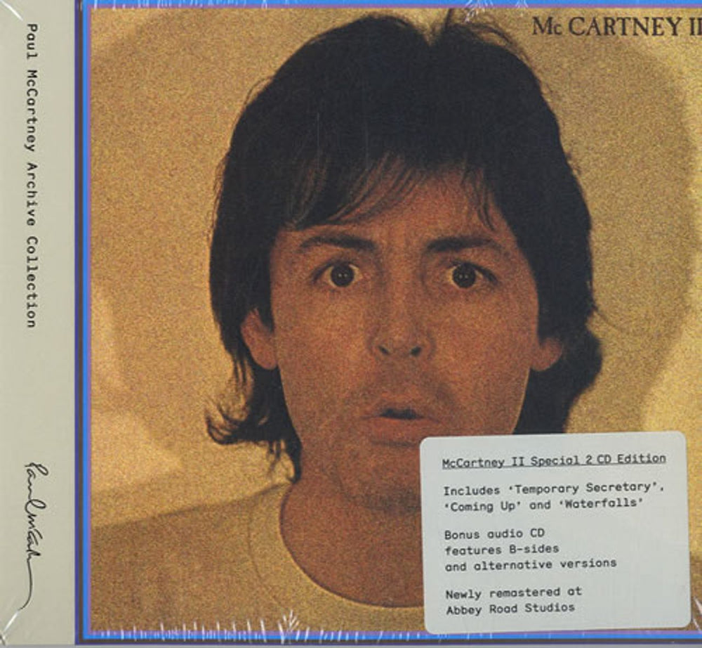 Paul McCartney and Wings McCartney II - Sealed UK 2 CD album set (Double CD) HRM-32798-02