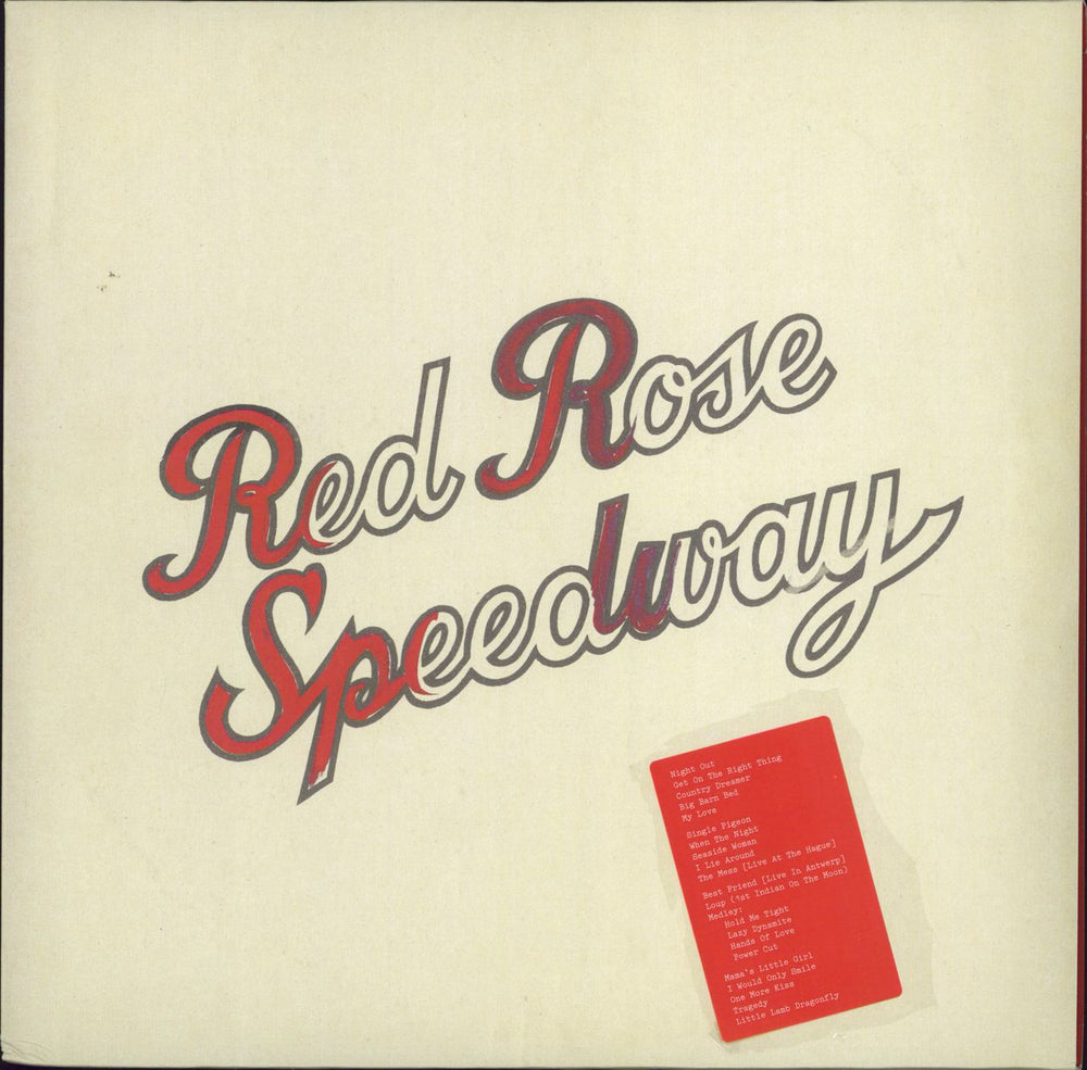 Paul McCartney and Wings Red Rose Speedway: Reconstructed - 180gm UK 2-LP vinyl record set (Double LP Album) 00602567731184