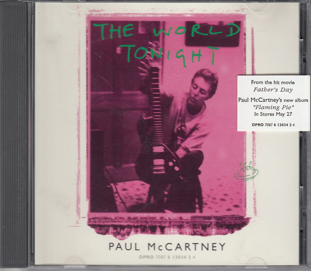 Paul McCartney and Wings The World Tonight - Stickered Case US Promo CD single (CD5 / 5") DPRO12034