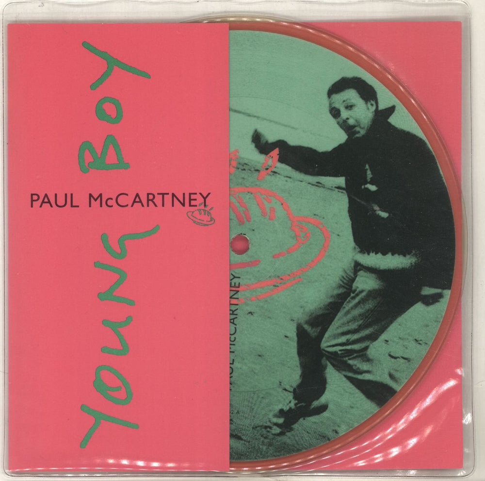 Paul McCartney and Wings Young Boy UK 7" vinyl picture disc (7 inch picture disc single) RP6462