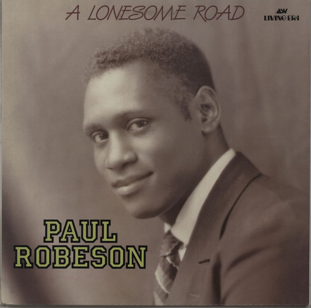 Paul Robeson A Lonesome Road UK vinyl LP album (LP record) AJA5027