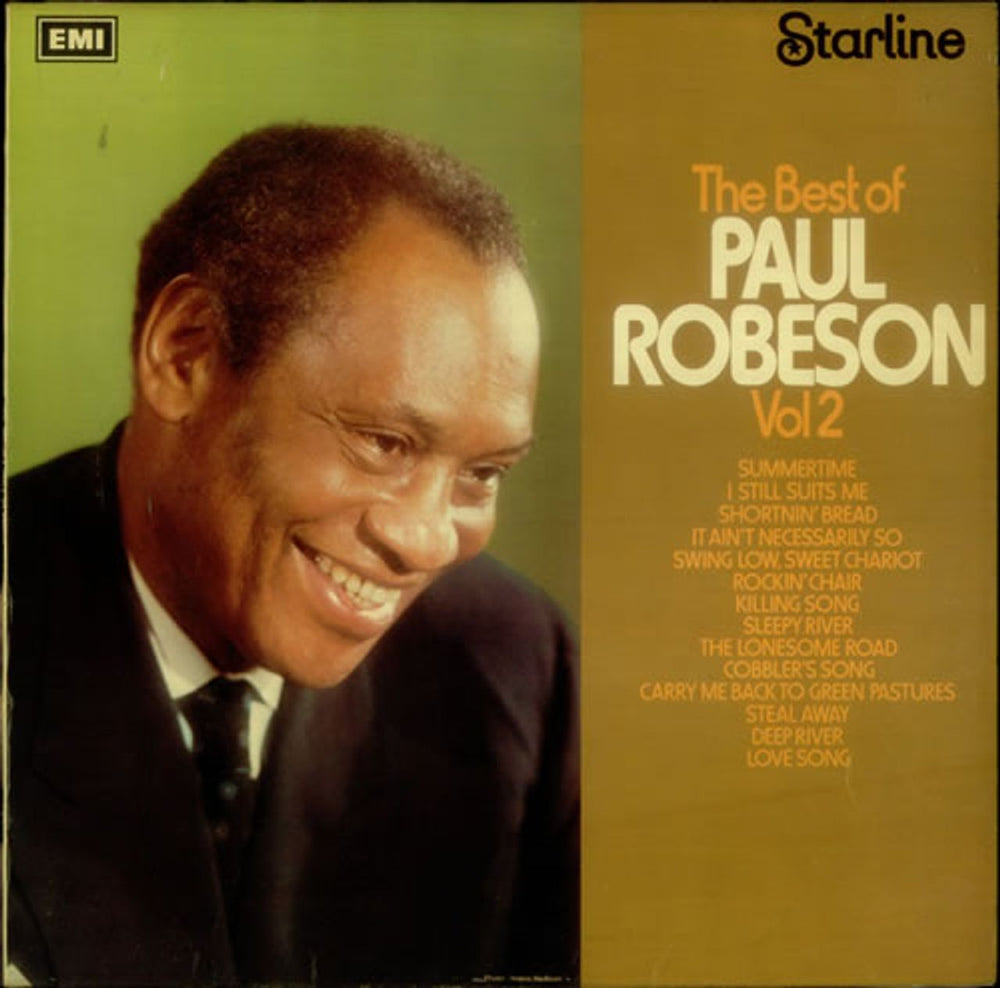 Paul Robeson The Best Of Paul Robeson Vol 2 UK vinyl LP album (LP record) SRS5127