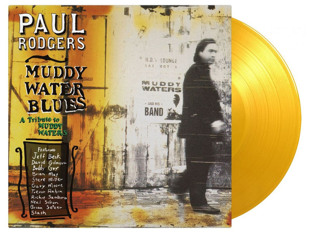 Paul Rodgers Muddy Water Blues - 180 Gram Yellow Vinyl UK 2-LP vinyl record set (Double LP Album) MOVLP2716