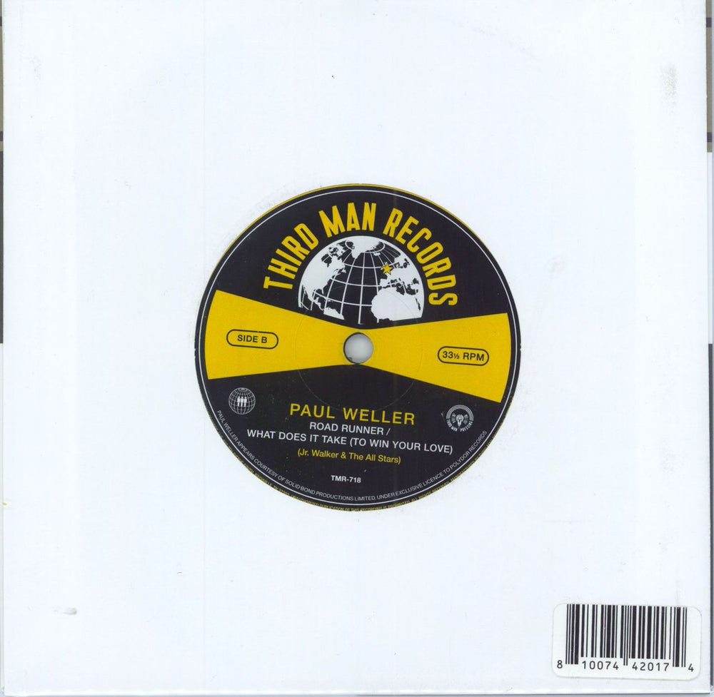 Paul Weller Going To A Go-Go - Black Vinyl UK 7" vinyl single (7 inch record / 45) 810074420174