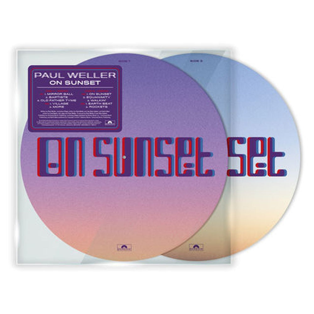 Paul Weller On Sunset - Picture Disc UK picture disc LP (vinyl picture disc album) 0880415