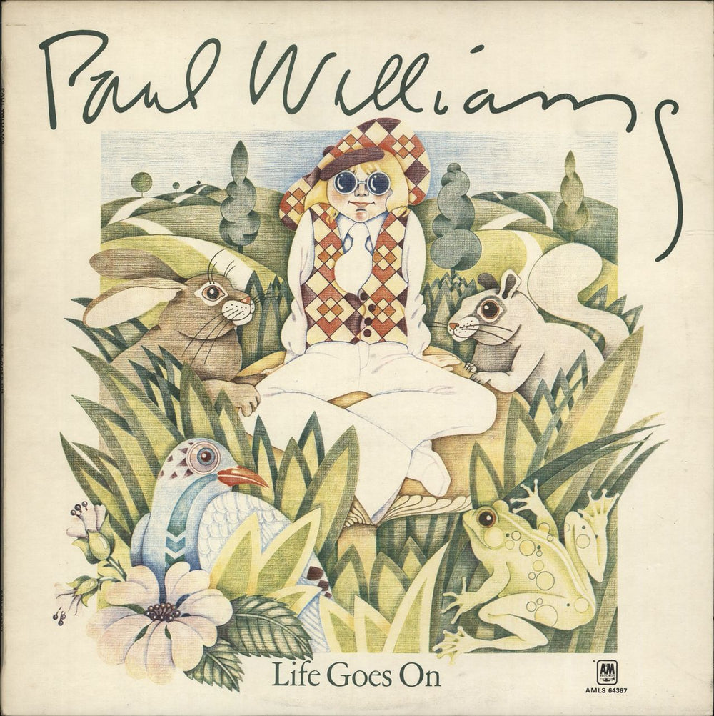 Paul Williams (US) Life Goes On UK vinyl LP album (LP record) AMLS64367