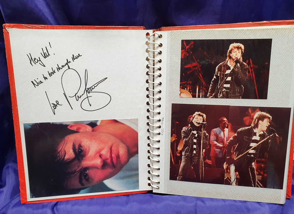 Paul Young Concert Photographs - Autographed UK memorabilia