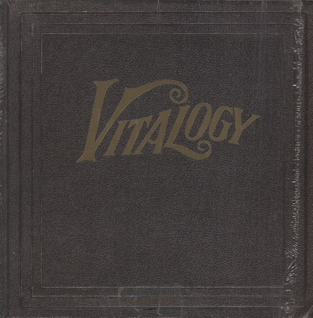 Pearl Jam Vitalogy - Open Shrink UK vinyl LP album (LP record) 4778611