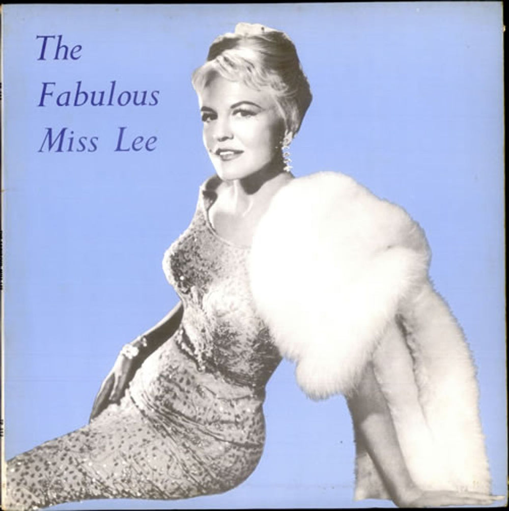 Peggy Lee The Fabulous Miss Lee UK vinyl LP album (LP record) TP352