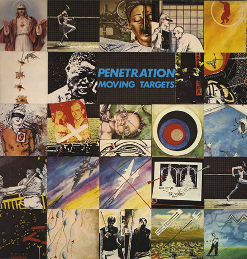 Penetration Moving Targets - Black Vinyl UK vinyl LP album (LP record) V2109