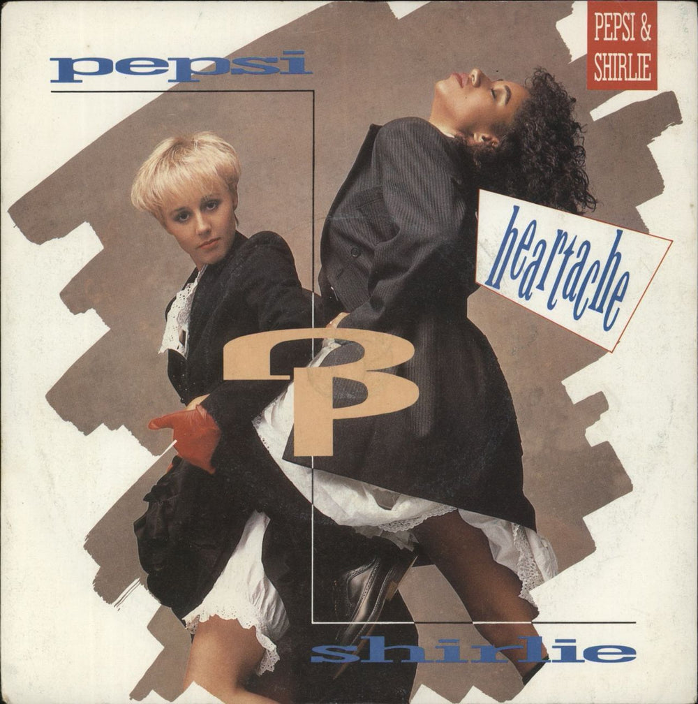 Pepsi & Shirlie Heartache UK 7" vinyl single (7 inch record / 45) POSP837