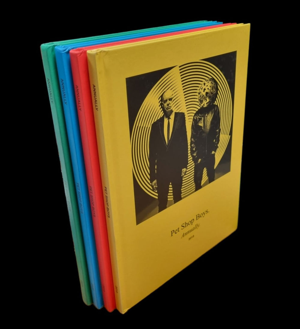 Pet Shop Boys Annually 2018-2021 UK book 4 BOOKS