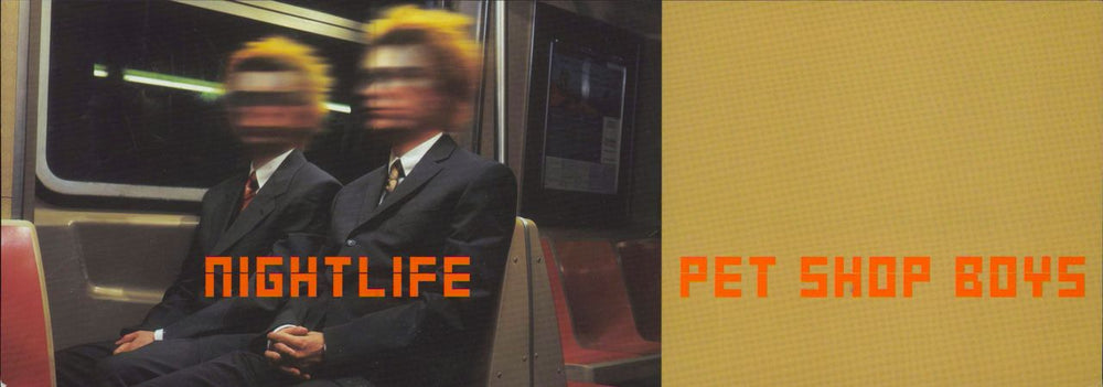 Pet Shop Boys Nightlife + Postcard UK vinyl LP album (LP record)