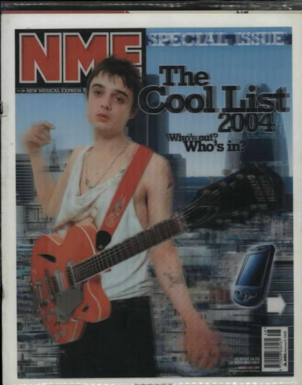 Pete Doherty NME 27 November 2004 UK magazine NME
