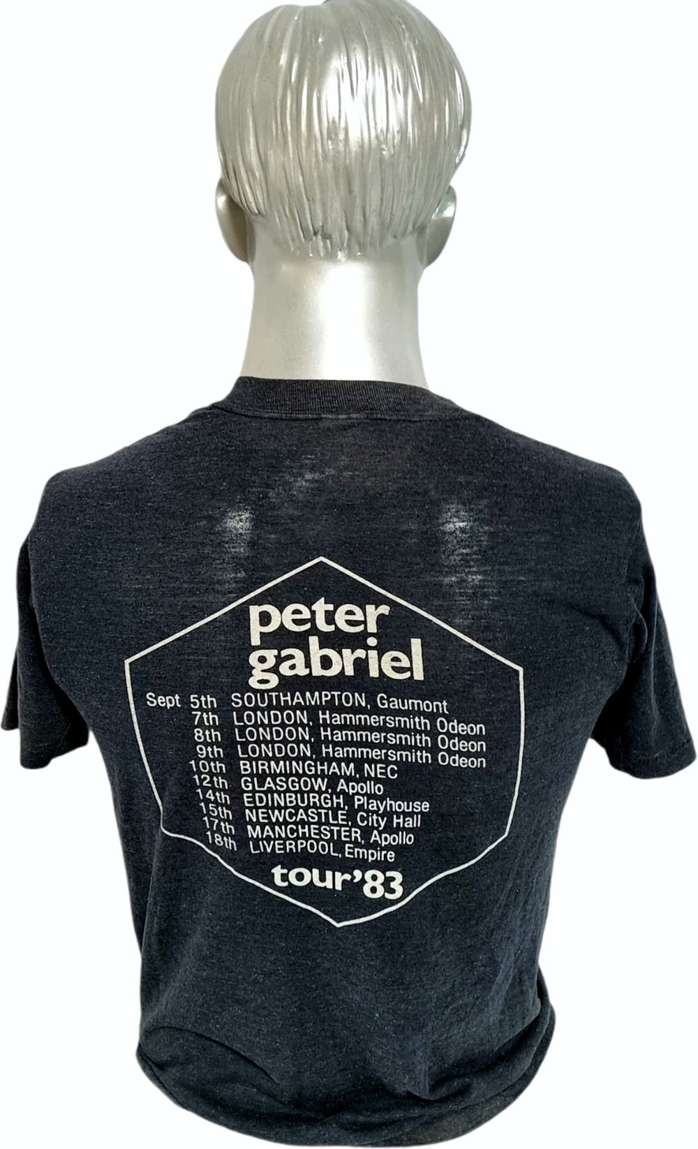 Peter Gabriel Playtime 1988 UK t-shirt GABTSPL768614