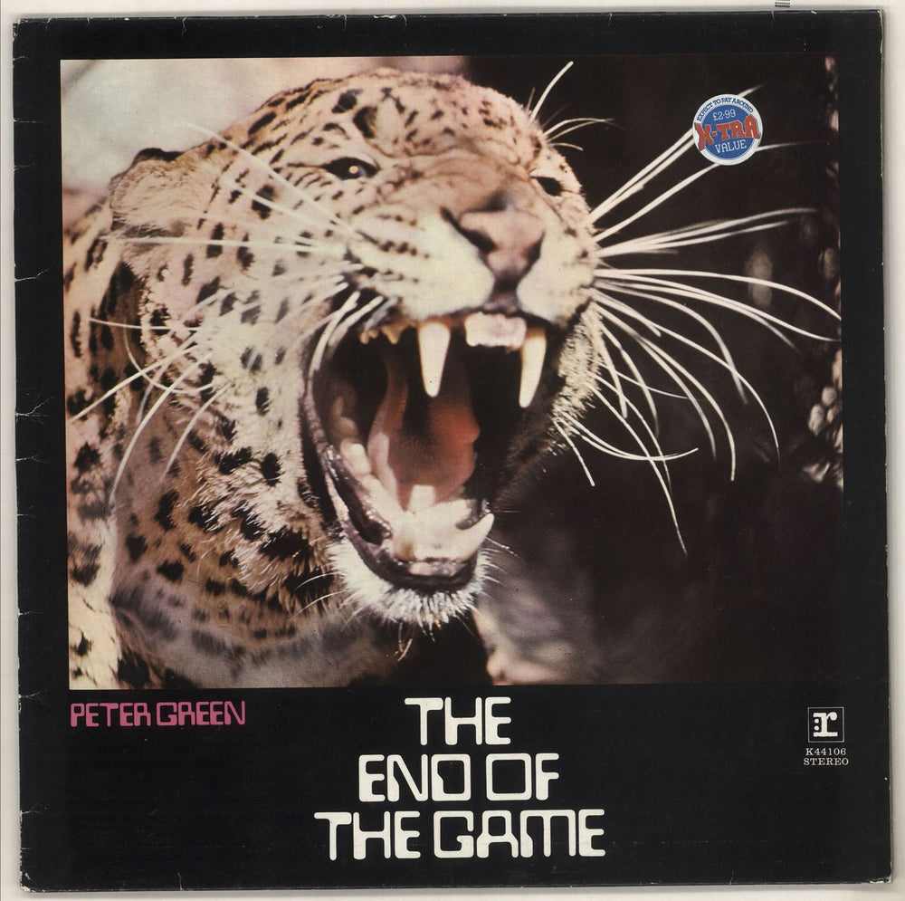 Peter Green The End Of The Game - EX UK vinyl LP album (LP record) K44106