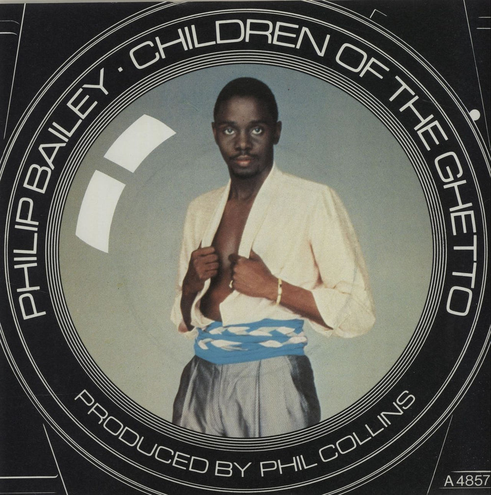 Philip Bailey Children Of The Ghetto - A Label UK Promo 7" vinyl single (7 inch record / 45) A4857