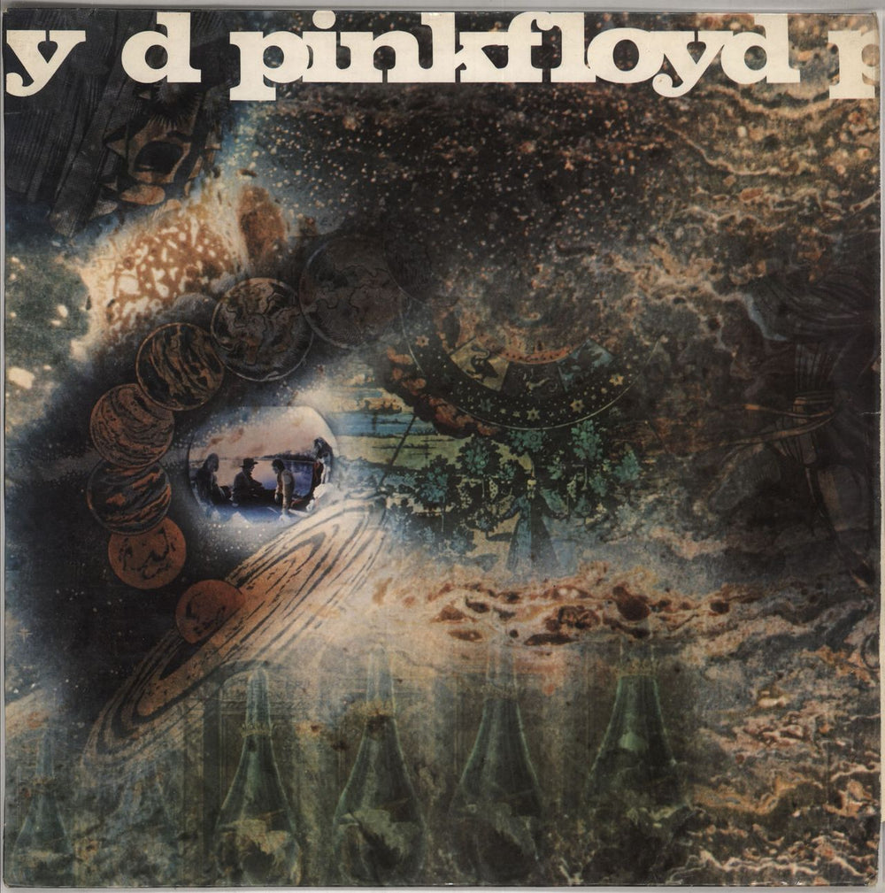 Pink Floyd A Saucerful Of Secrets - 1st - Misprinted Label - VG+ UK vinyl LP album (LP record) SX6258