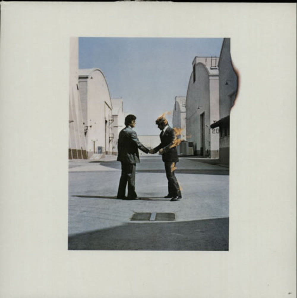 Pink Floyd Wish You Were Here - Barcoded - EX UK vinyl LP album (LP record) SHVL814