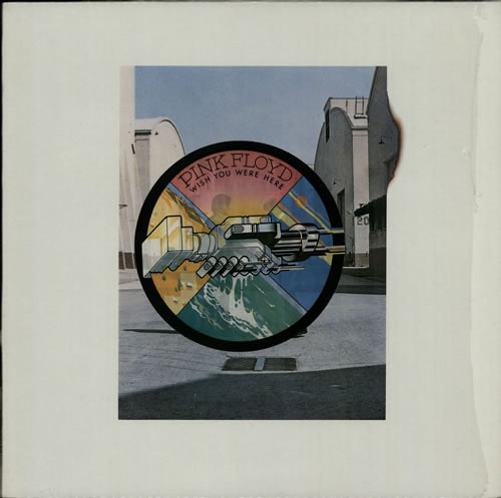 Pink Floyd Wish You Were Here - Barcoded + sticker UK vinyl LP album (LP record) SHVL814