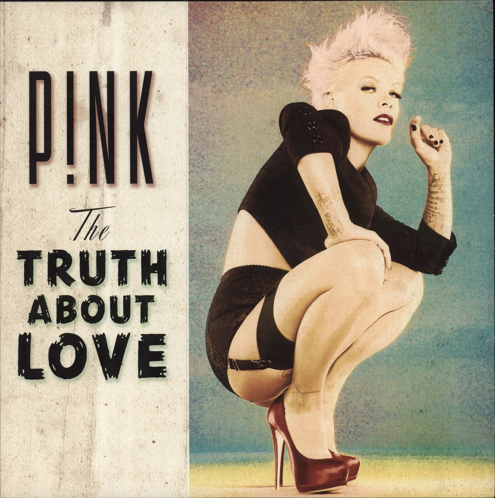 Pink The Truth About Love - Mint Green Vinyl UK 2-LP vinyl record set (Double LP Album) 88985497951