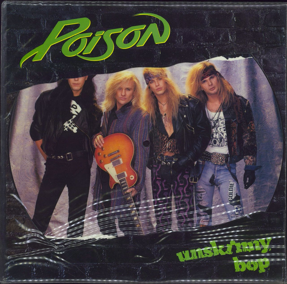 Poison Unskinny Bop UK 12" vinyl picture disc (12 inch picture record) 12CLPD582