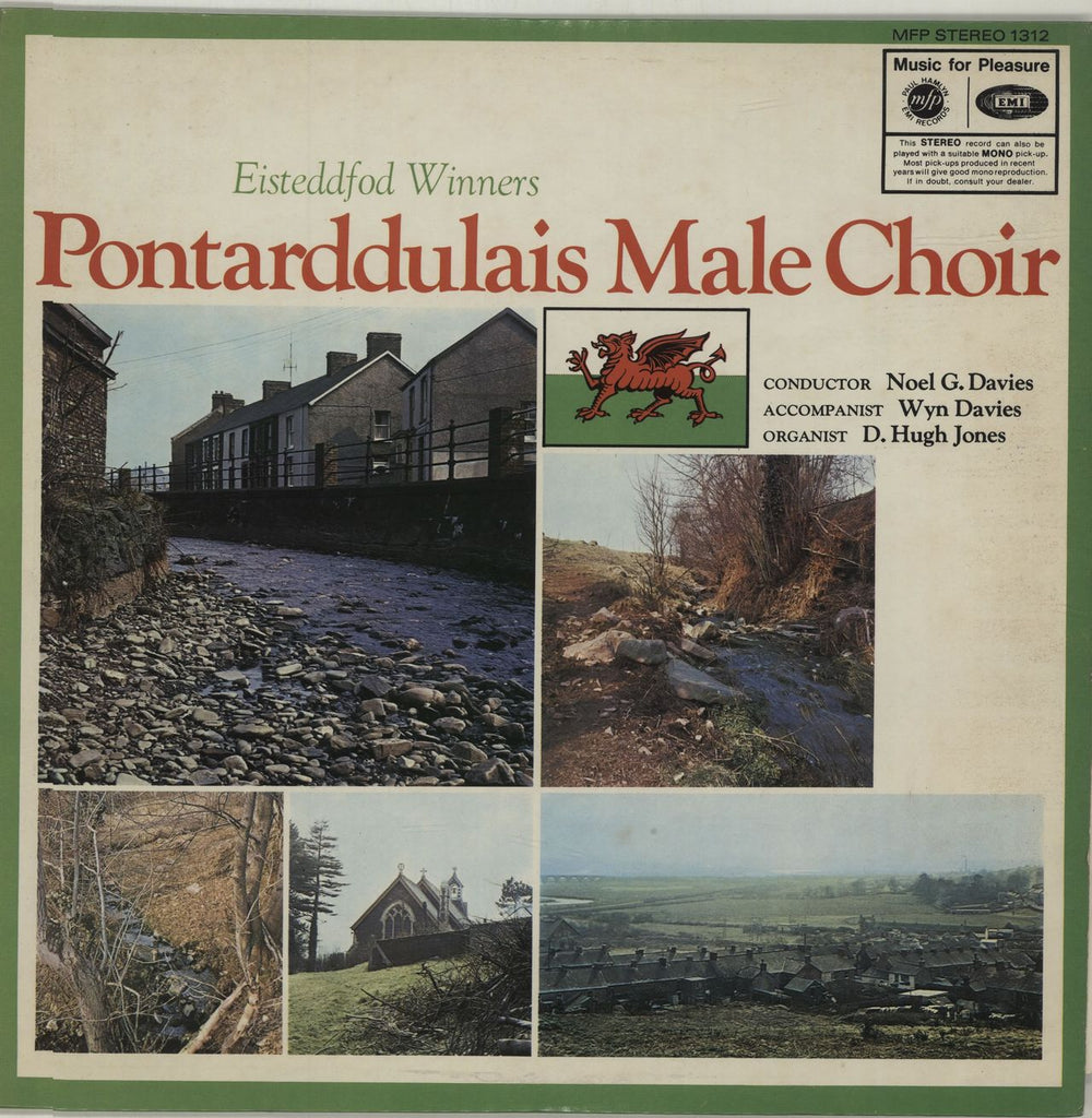 Pontarddulais Male Choir Eisteddfod Winners UK vinyl LP album (LP record) MFP1312