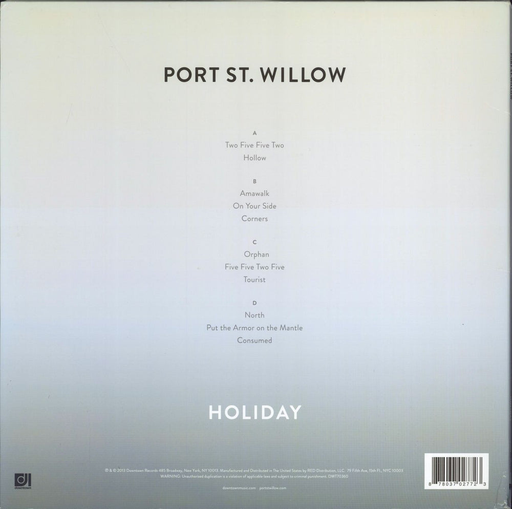 Port St. Willow Holiday UK 2-LP vinyl record set (Double LP Album) 878037027723