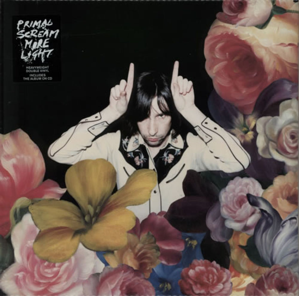 Primal Scream More Light + Bonus CD UK 2-LP vinyl record set (Double LP Album) SCRMLP003