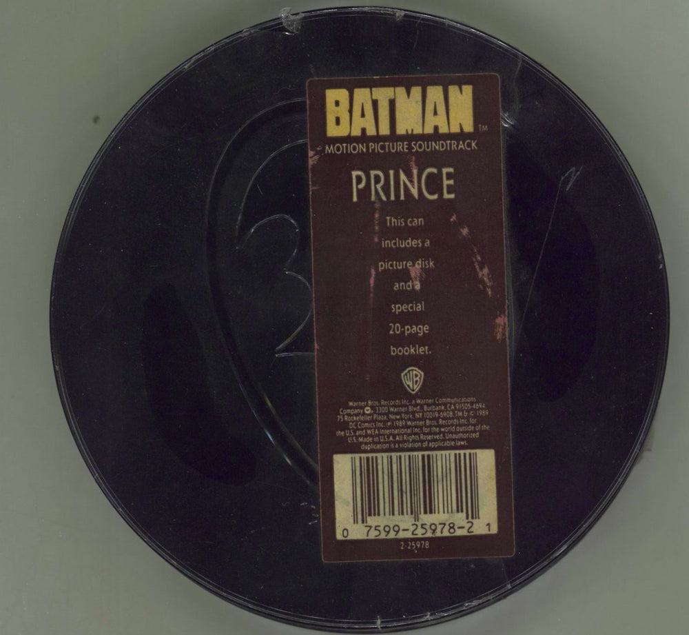 Prince Batman - Tin - Stickered Shrink US CD album (CDLP) 2-25978