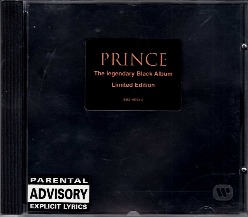 Prince The Black Album - Stickered Case German CD album (CDLP) 9362-45793-2