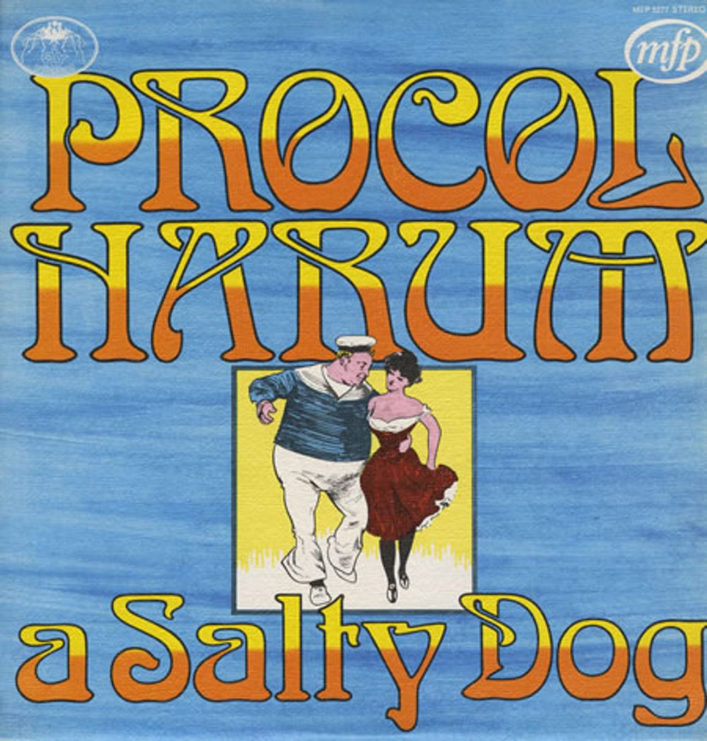 Procol Harum A Salty Dog - laminated p/s UK vinyl LP album (LP record) MFP5277