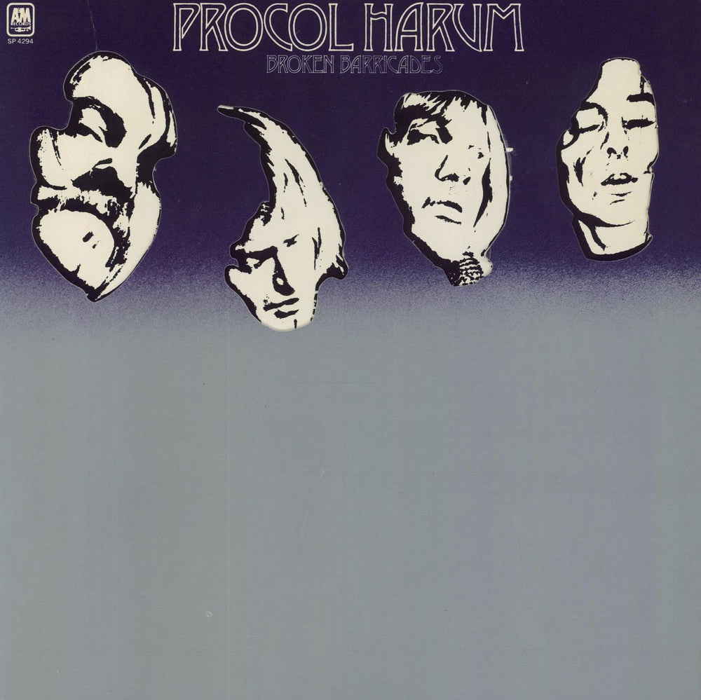 Procol Harum Broken Barricades US vinyl LP album (LP record) SP4294