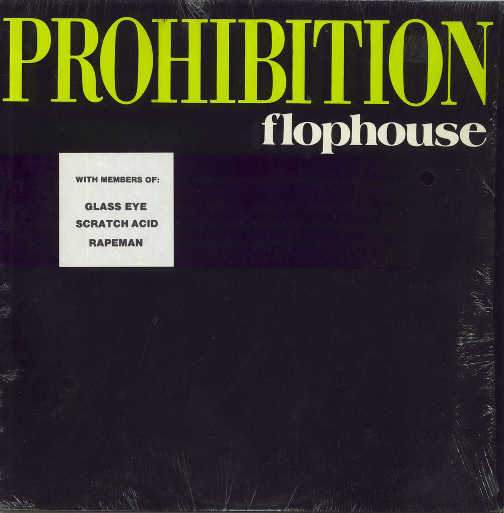 Prohibition Flophouse + Shrink US vinyl LP album (LP record) B17-001