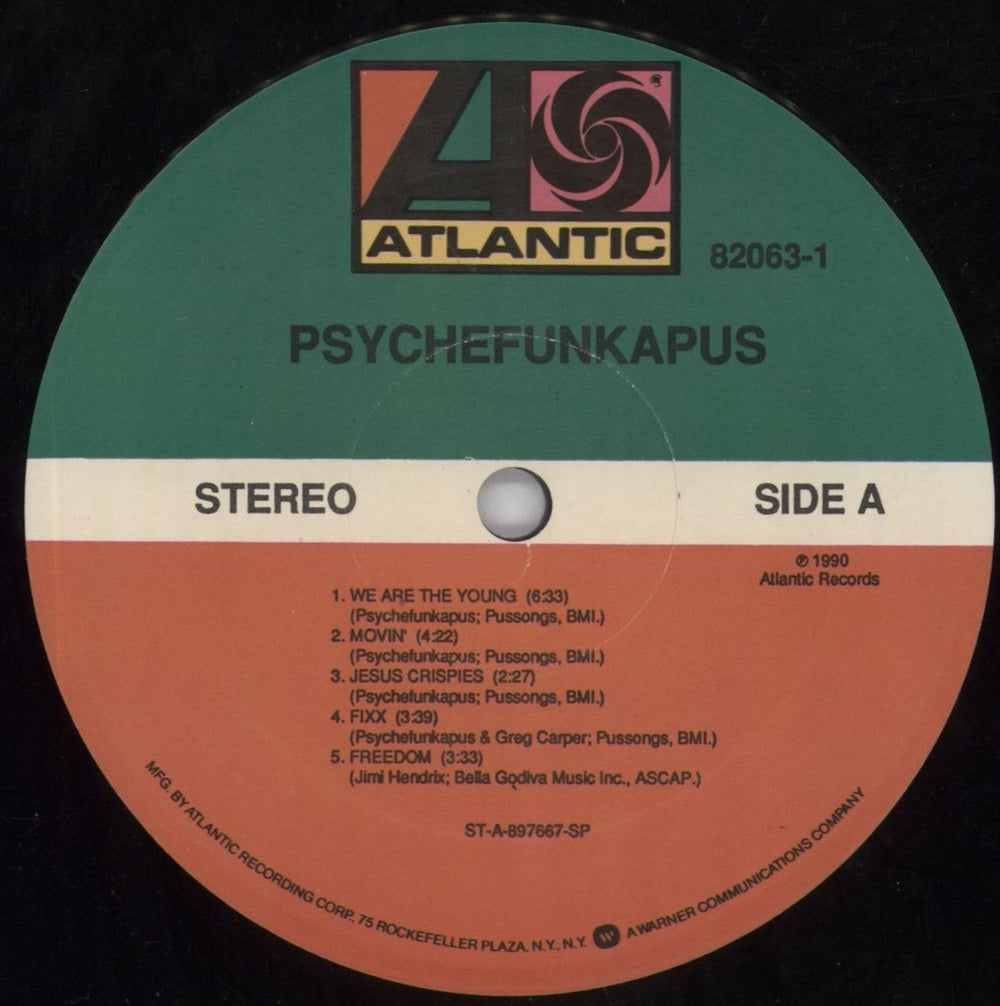 Psychefunkapus Psychefunkapus US vinyl LP album (LP record) ZS0LPPS820830