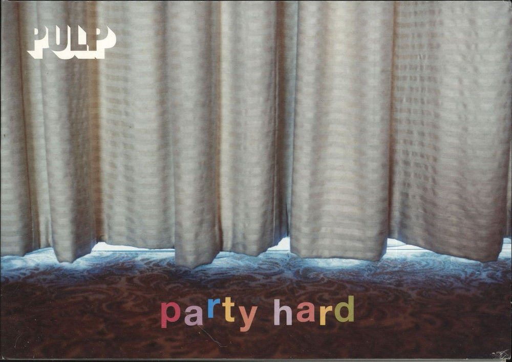 Pulp Party Hard - Promotional Fold Out Pack UK Promo CD single (CD5 / 5") CIDDJ719