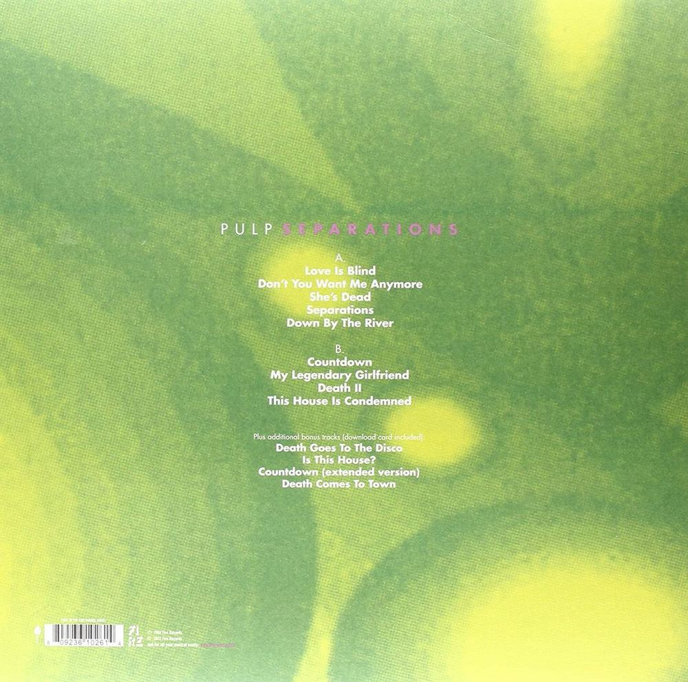 Pulp Separations - 140 Gram Remastered - Sealed UK vinyl LP album (LP record) PULLPSE796999