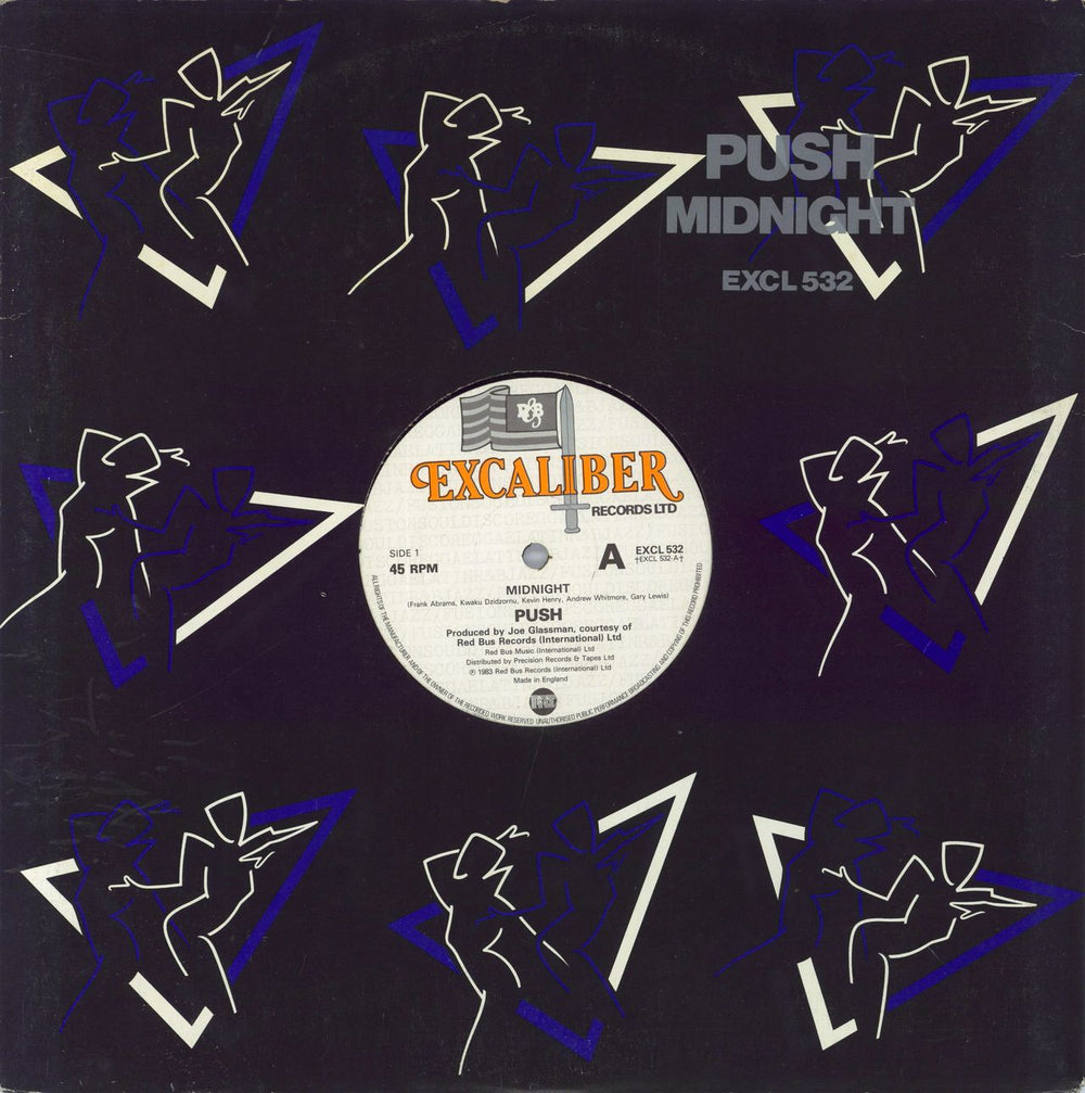 Push (Funk) Midnight UK 12" vinyl single (12 inch record / Maxi-single) EXCL532