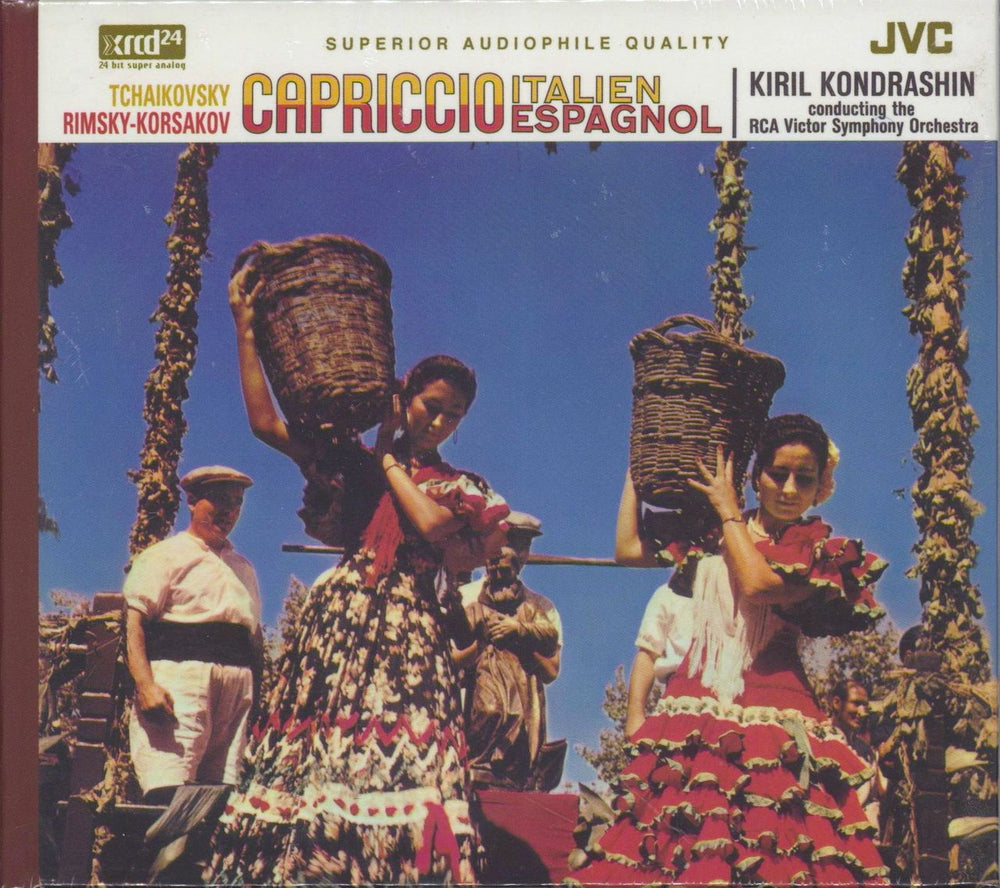 Pyotr Ilyich Tchaikovsky Capriccio Italien / Capriccio Espagnol - Sealed Japanese CD album (CDLP) JM-XR24013