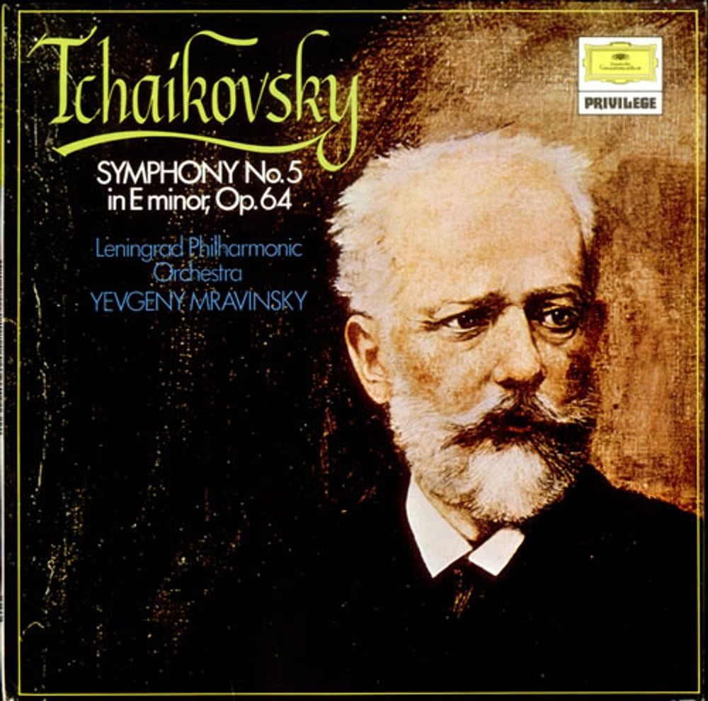 Pyotr Ilyich Tchaikovsky Symphony No. 5 in E minor, Op. 64 UK vinyl LP album (LP record) 2538179