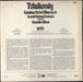 Pyotr Ilyich Tchaikovsky Symphony No. 5 in E Minor, Op.64 UK vinyl LP album (LP record)