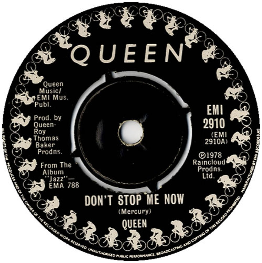 Queen Don't Stop Me Now + Sleeve UK 7" vinyl single (7 inch record / 45) QUE07DO52331