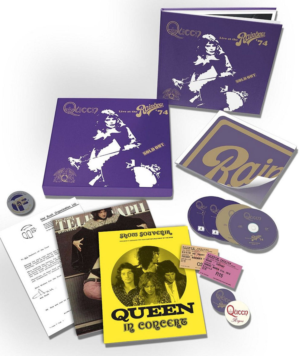 Queen Live At The Rainbow '74 - Super Deluxe Edition UK CD Album Box Set 3791080