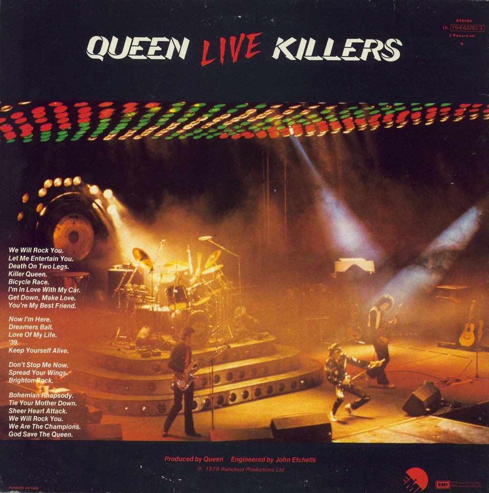 Queen Live Killers Dutch 2-LP vinyl record set (Double LP Album)