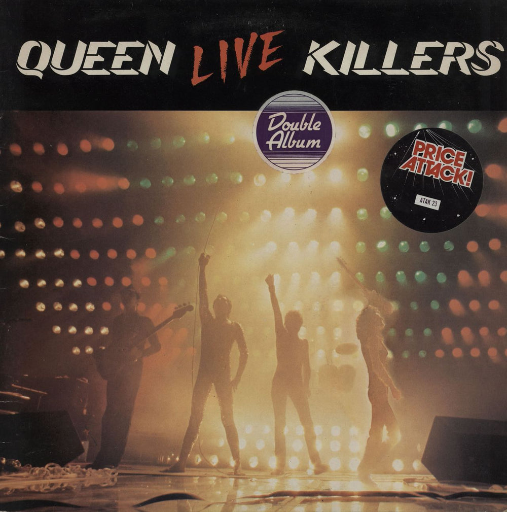 Queen Live Killers - Stickered UK 2-LP vinyl record set (Double LP Album) EMSP330